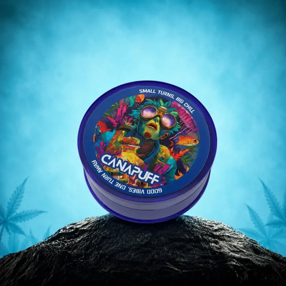 Canapuff Deep minigrinder 40 mm plast 2-delt