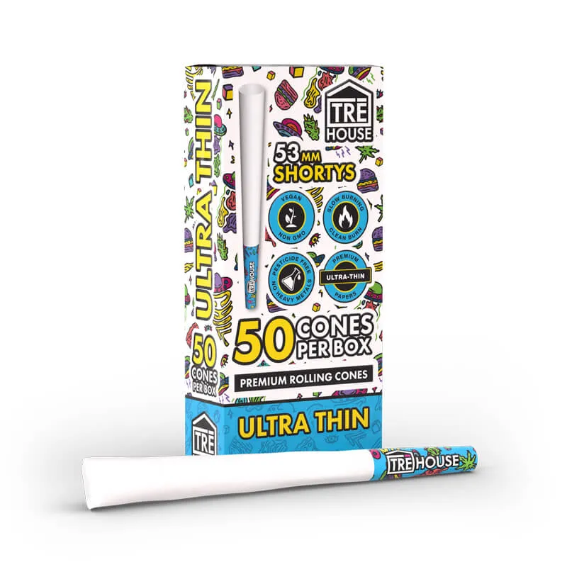 TRE HOUSE Shortys cones 53mm 50ct ubleket