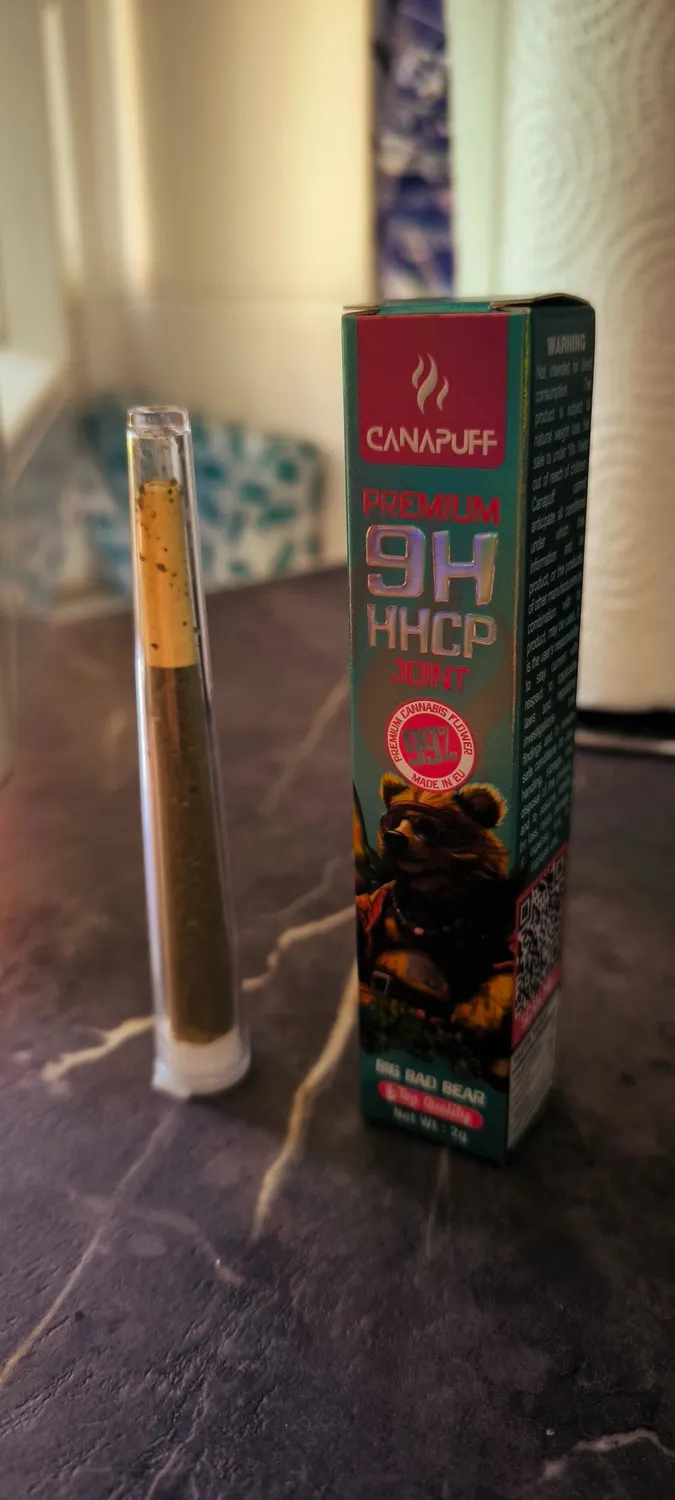 Canapuff 9H-HHCP joint Big Bad Bear 99% 2 g