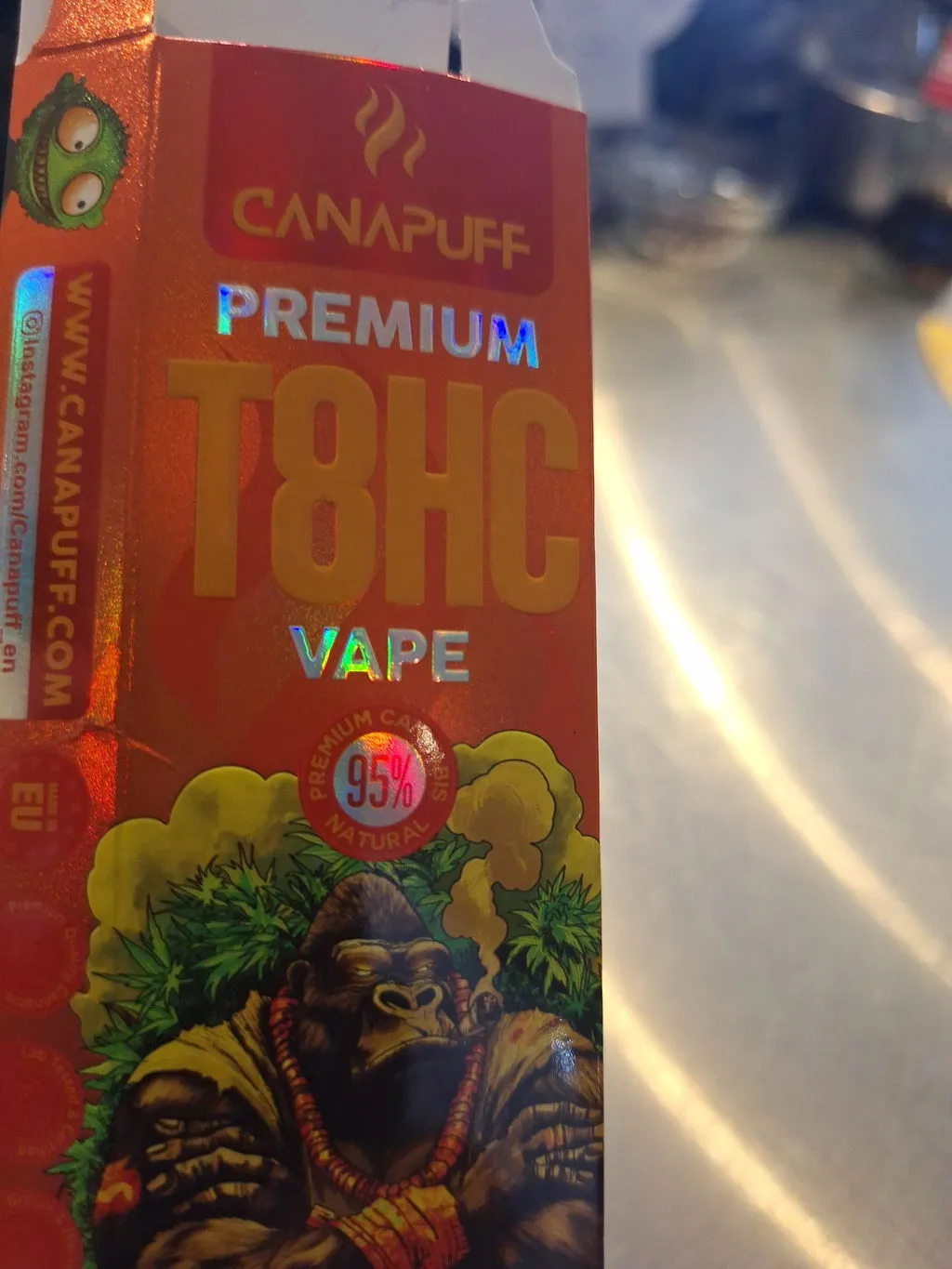 Canapuff T8HC Vape Gorilla Power 95% 1ml