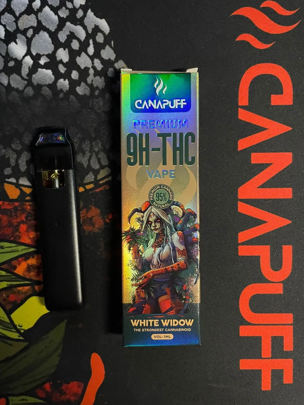 Canapuff 9H-HHC Super Lemon Haze vape 1 ml sitron