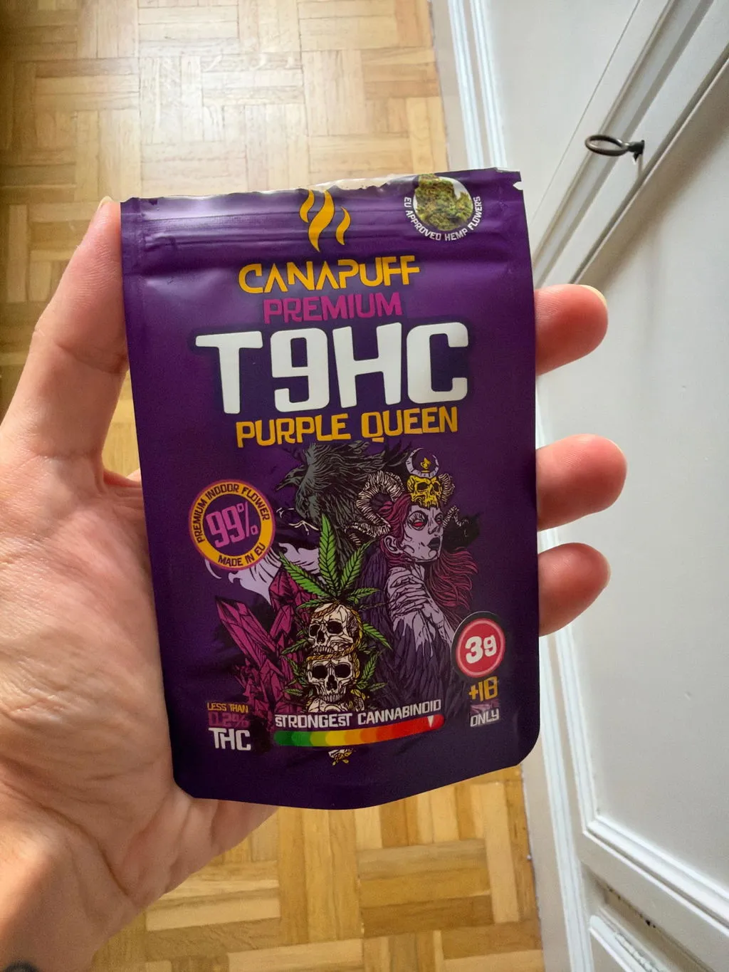 Canapuff T9HC Toppskudd Purple Queen 99% 1g