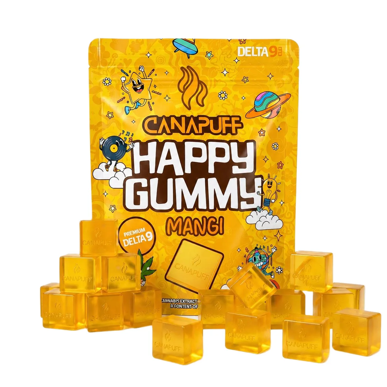 CanaPuff Happy Mangi gummy 1 stk mango