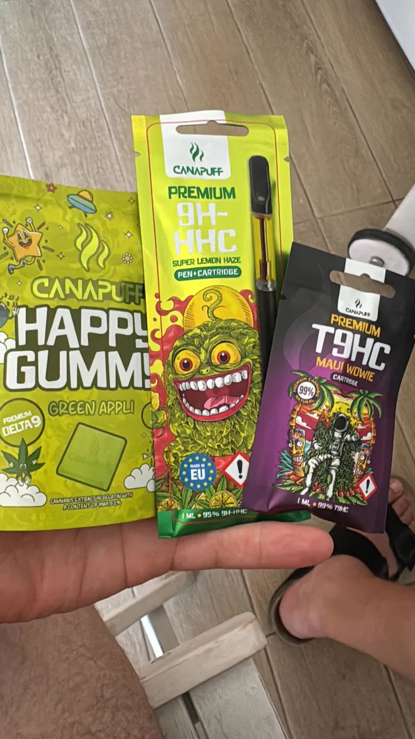 Canapuff 9H-HHC Super Lemon Haze vapepenn 95%