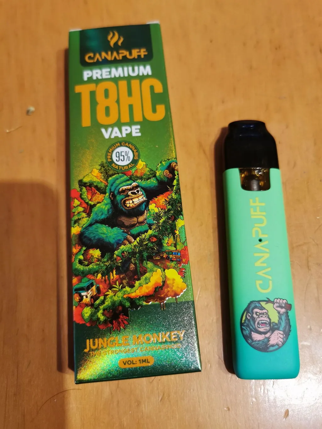 Canapuff Jungle Monkey T8HC vape 1 ml 95% citrus