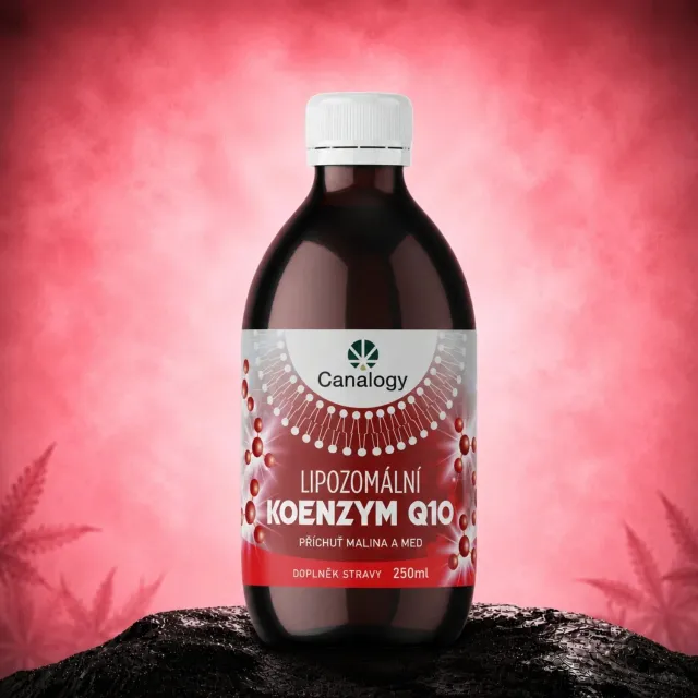 Canapuff Liposomal Coenzym Q10 250ml bringebær