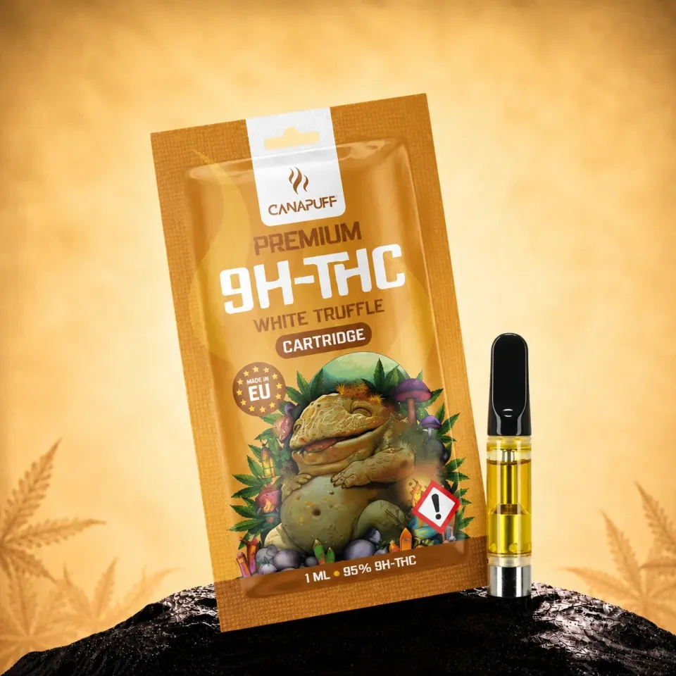 Canapuff 9H-THC White Truffle 95% cartridge standard