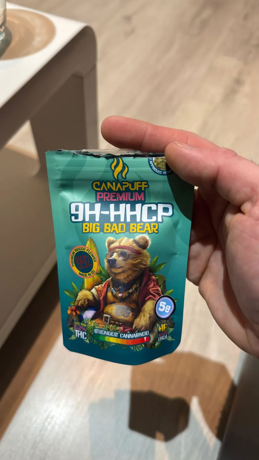 Canapuff Big Bad Bear 9H-HHCP-blomst 1 g furu