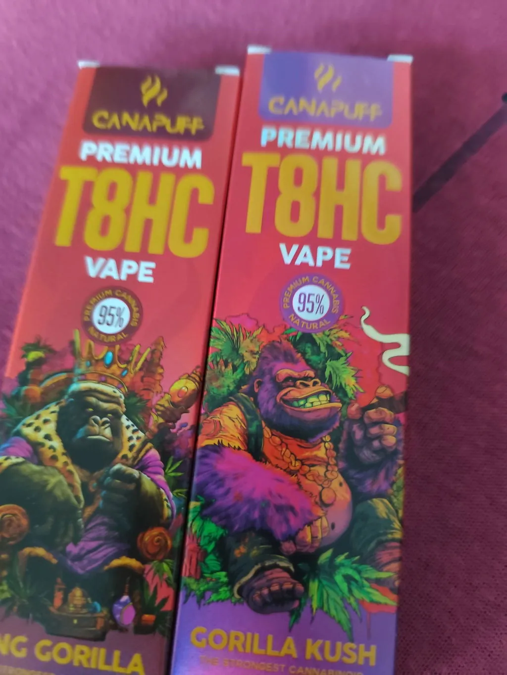 Canapuff Gorilla Kush T8HC vape 1 ml 95% kush