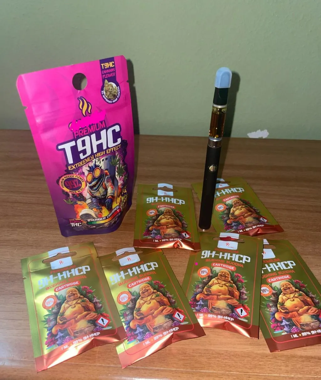 Canapuff 9H-HHCP penn + patron Laughing Buddha 1ml lakris