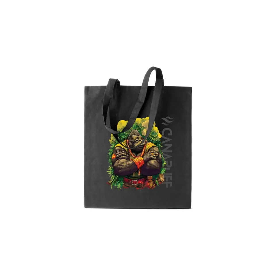 Canapuff Gorilla Power handlenett svart 13L bomull