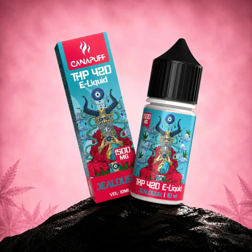 Canapuff THP420 Liquid Jealousy 1500mg plomme