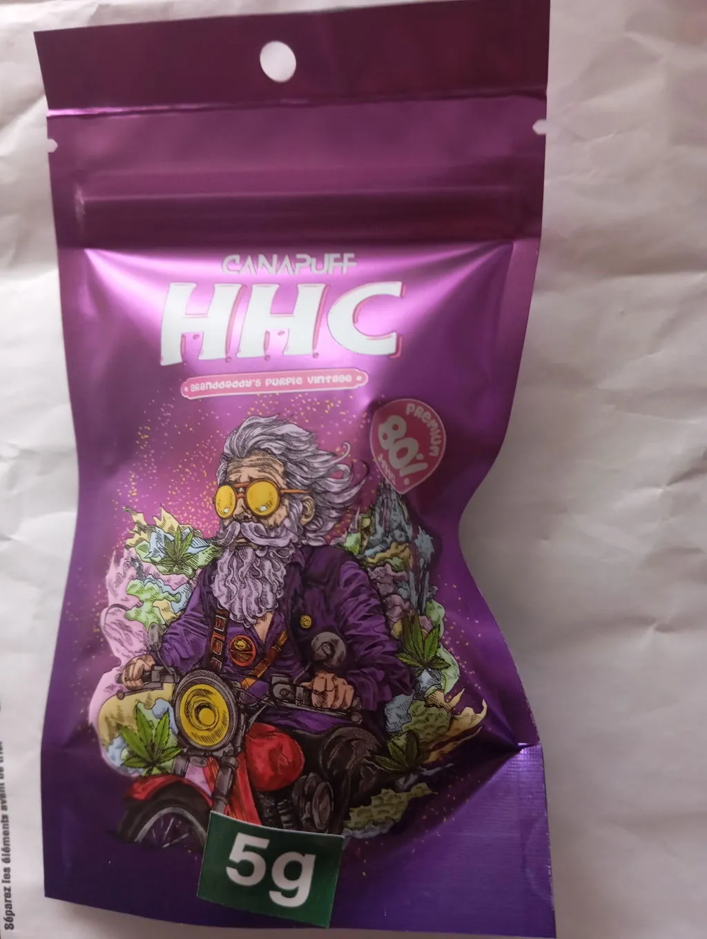 CANAPUFF Gorilla Power T8HC topp-skudd 1g fruktig