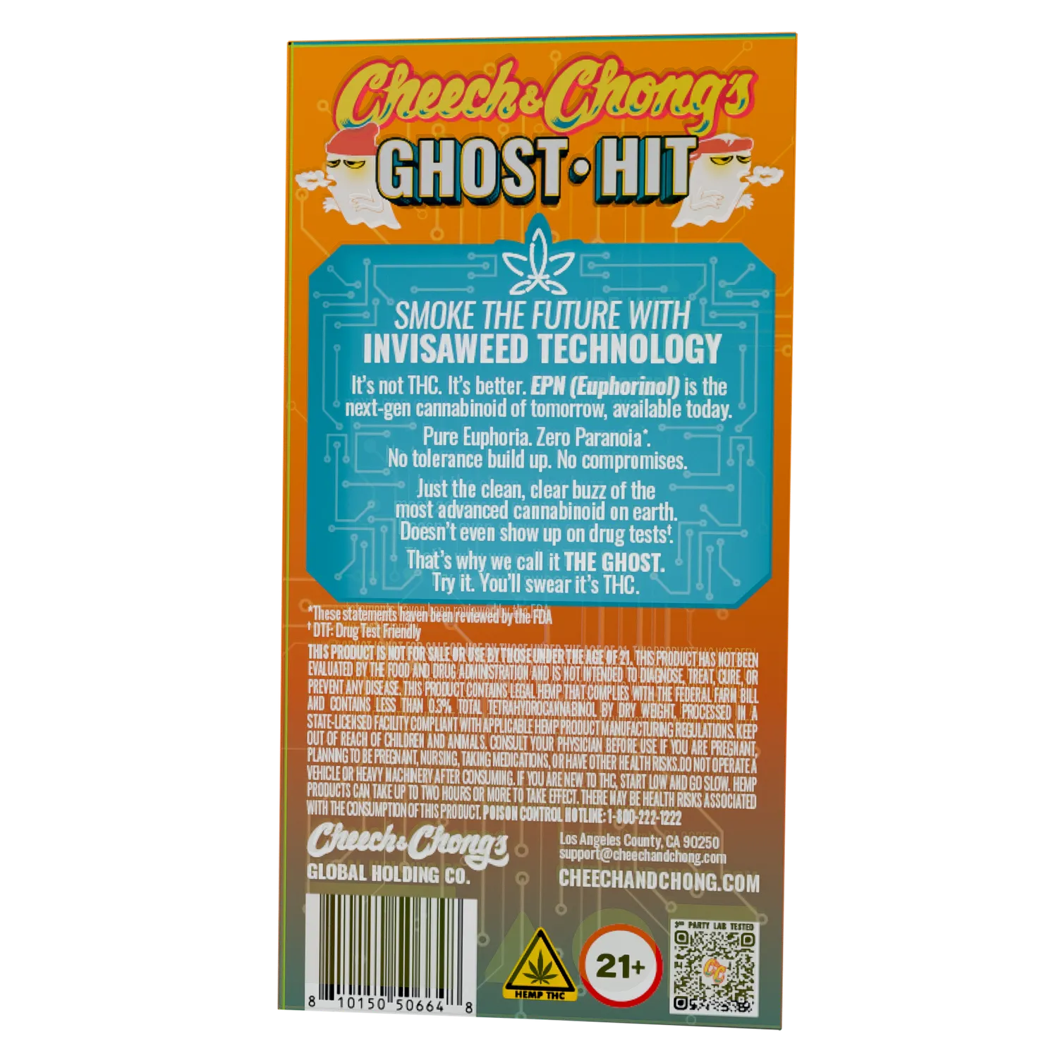 Cheech & Chong Ghost Hit vape Dutch Treat sativa
