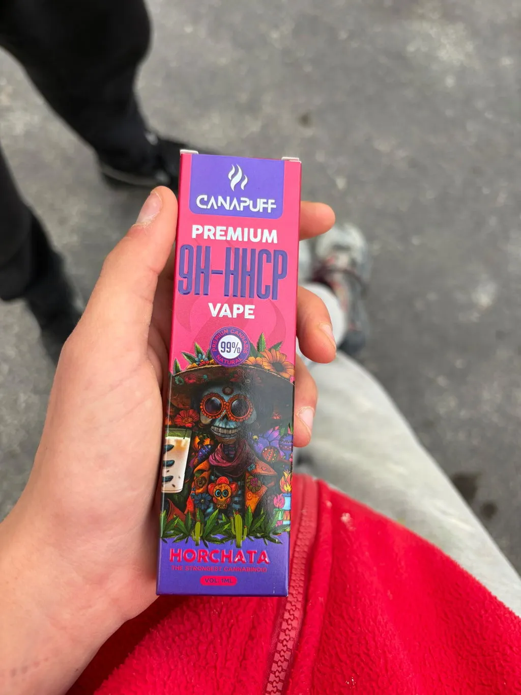Canapuff 9H-HHCP Horchata vape 1 ml 99 % kremet