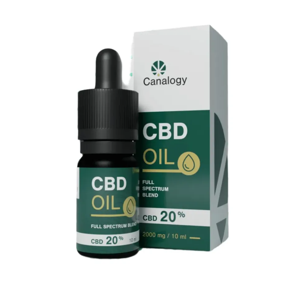 Canapuff Canalogy CBD-olje 20% 10 ml naturlig fullspektret