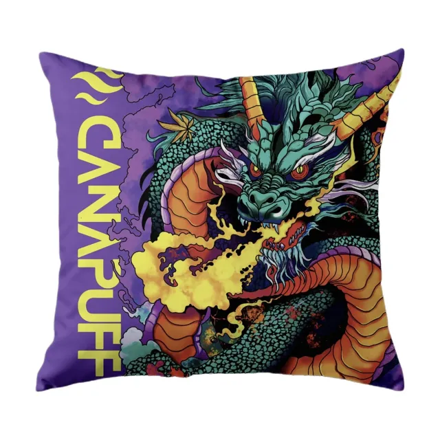 Canapuff Extreme Dragon pute 40x40 cm sateng