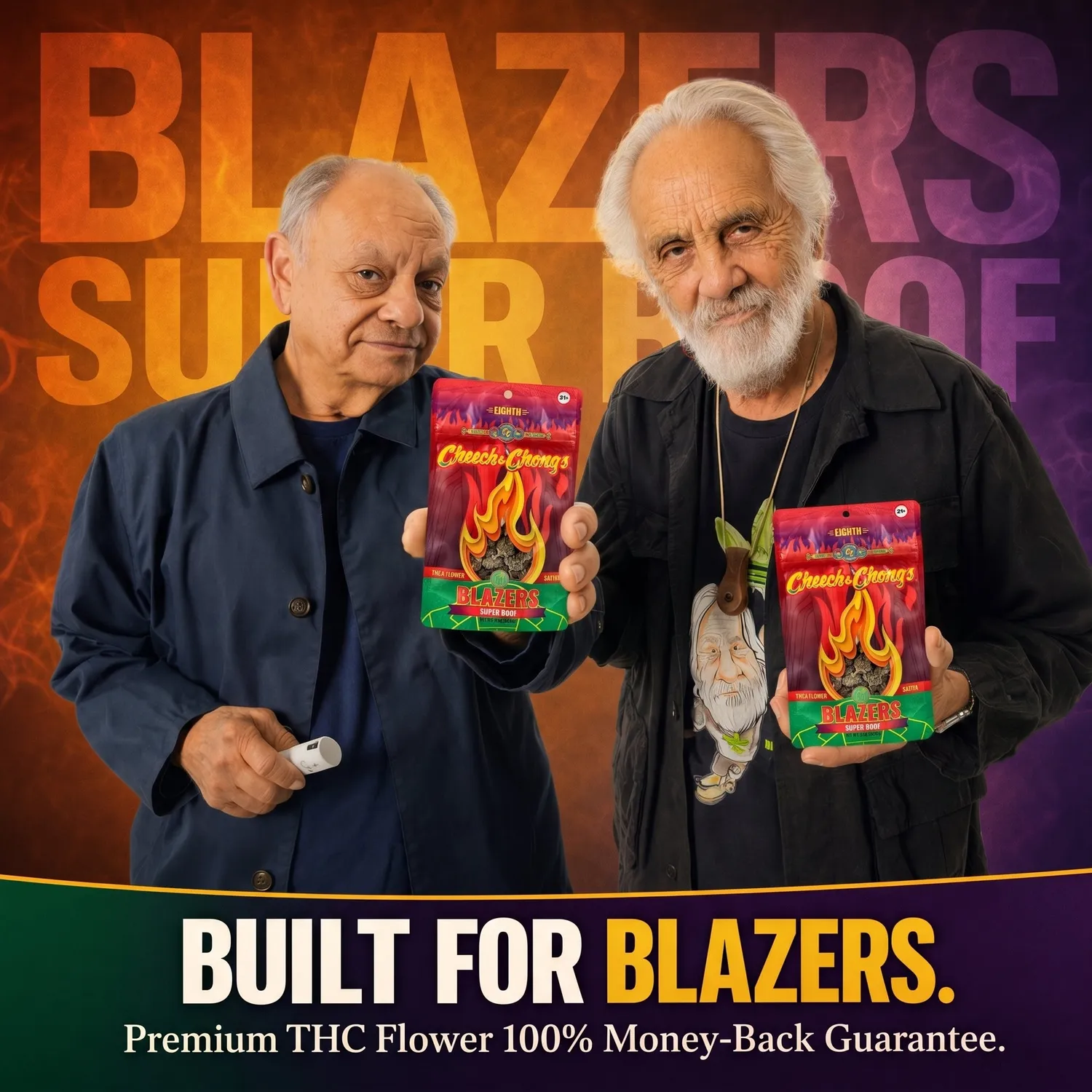 Cheech & Chong Blazers Super Boof Premium blomst 3,5g sativa