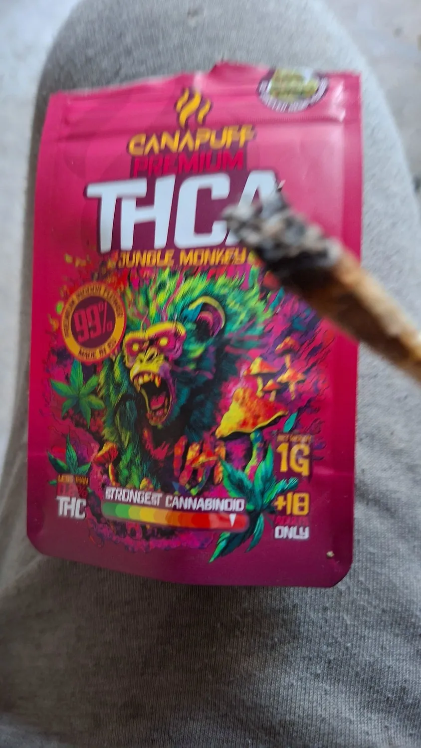 Canapuff THCA Monkey Glue joint 2g harpiks