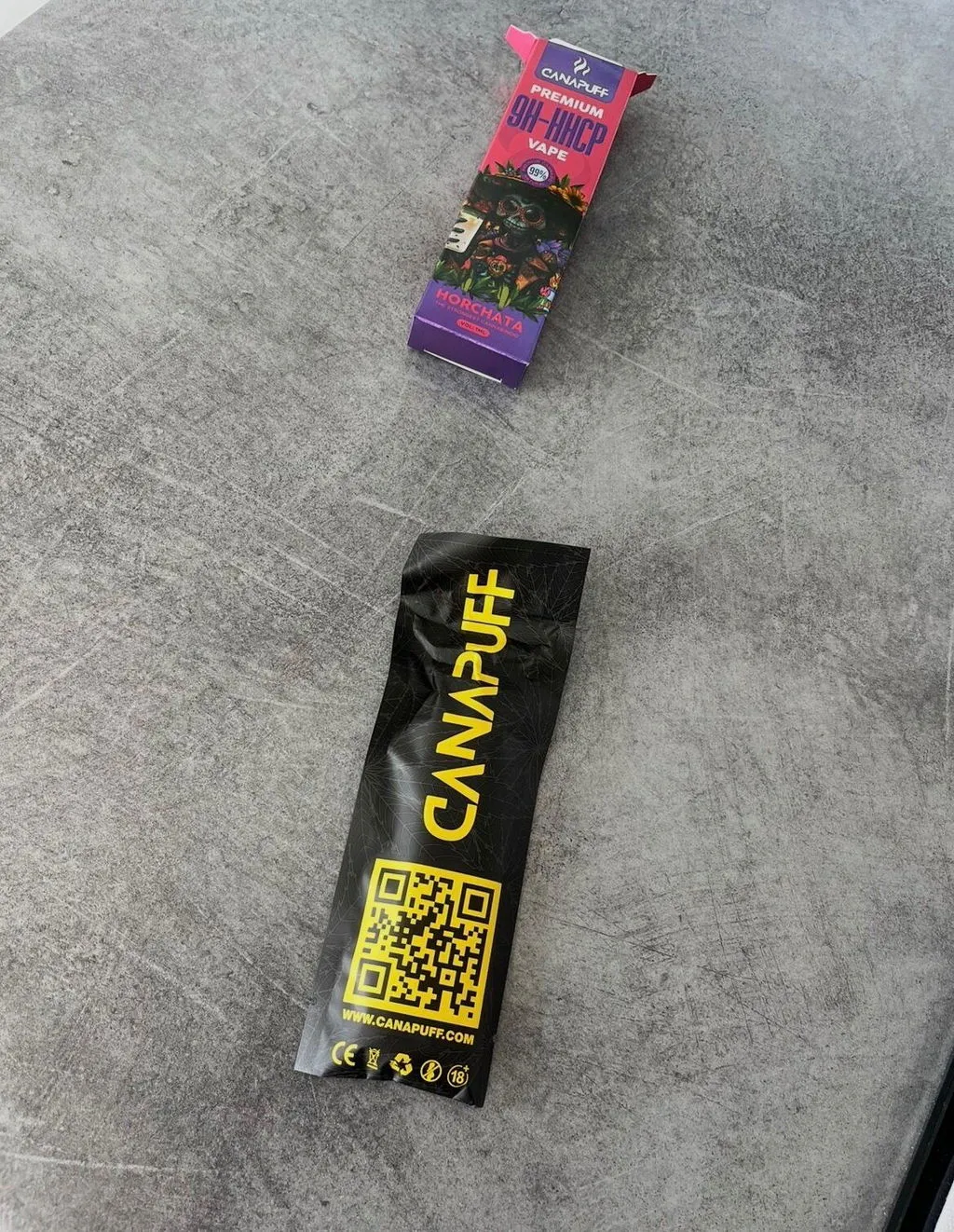Canapuff 9H-HHCP Horchata vape 1 ml 99 % kremet