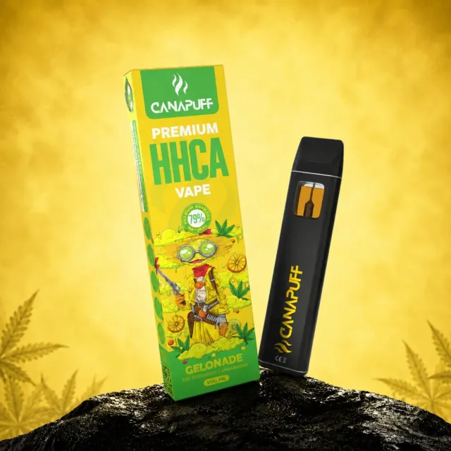 Canapuff HHC-A engangsvape gelonade sitrus 1 ml