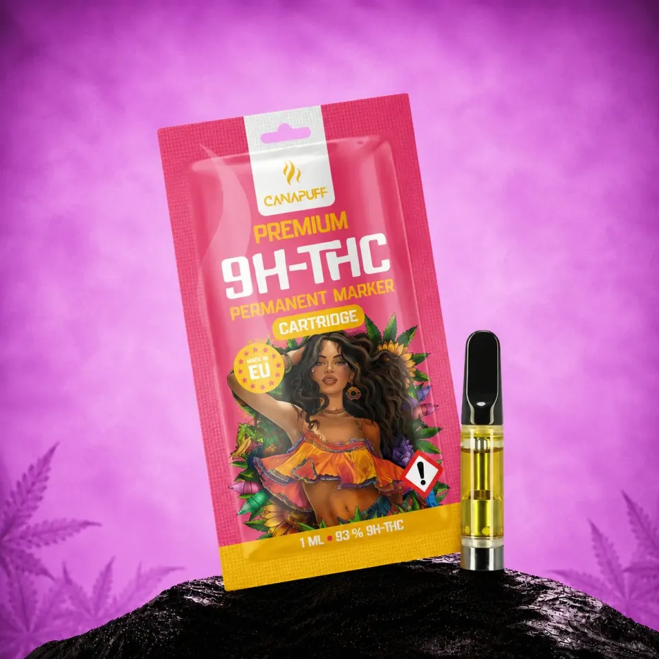 Canapuff Permanent Marker 9H-THC vapepatron 95% 1 ml