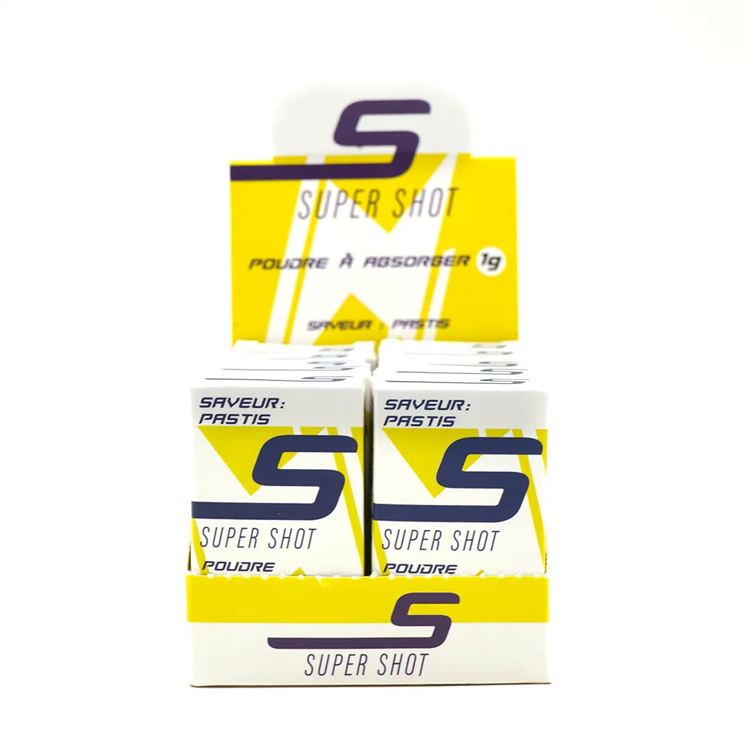 LeGrossiste Super Shot energipulver pastis 1 stk anis