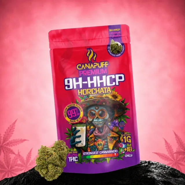 CanaPuff Horchata 9H-HHCP topskudd 1 g kremet søt