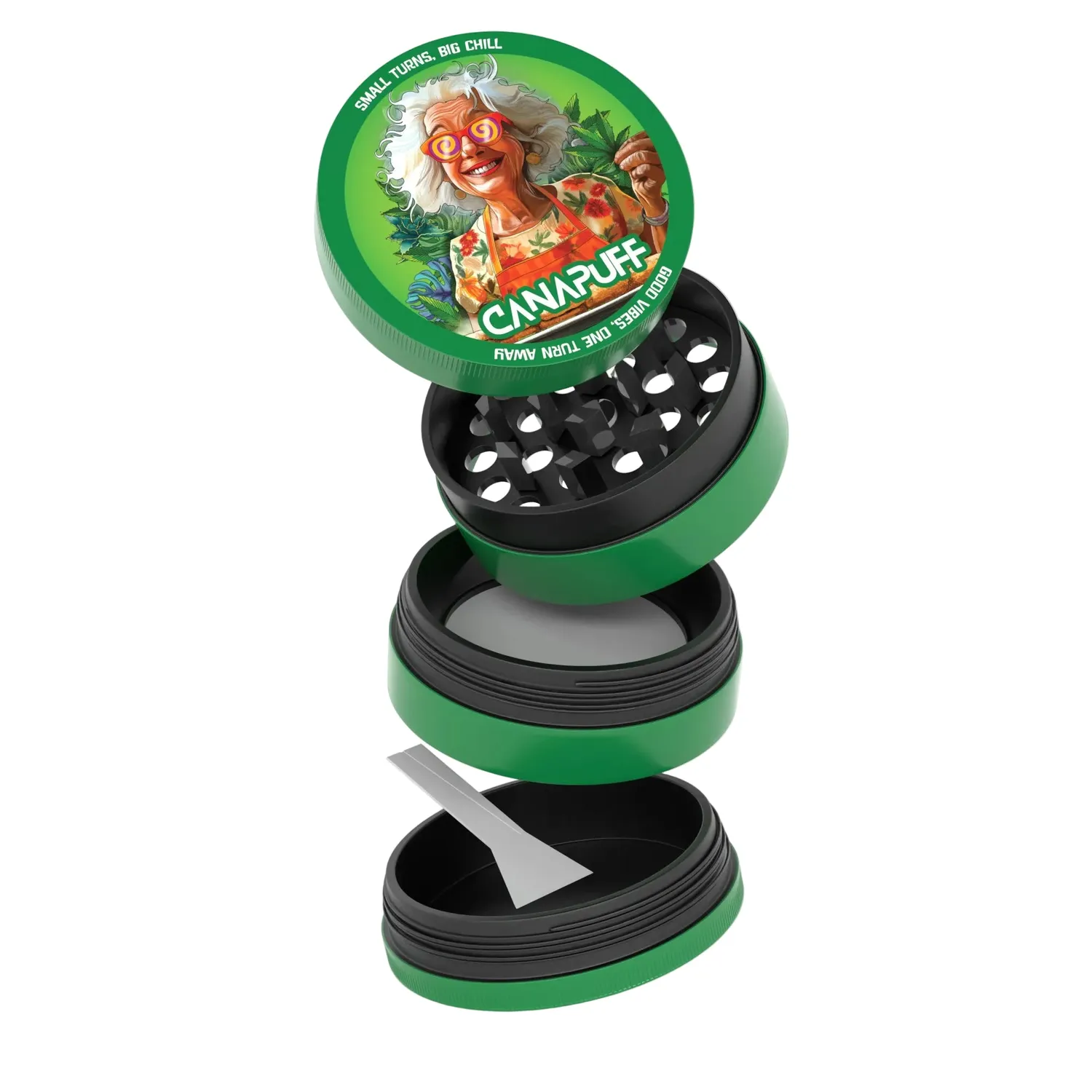 Canapuff Sniker Doodle metallgrinder 60 mm 4-delt