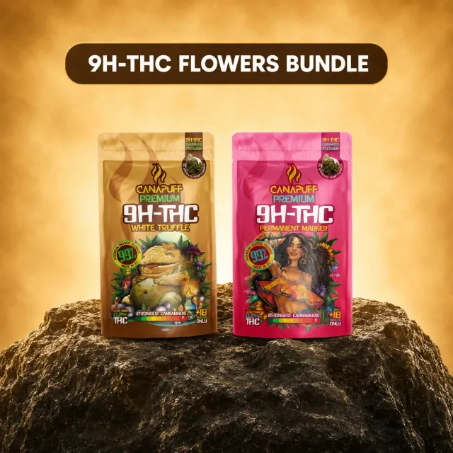 Canapuff 9H-THC Flowers Bundle blomster 2x1g – 60%
