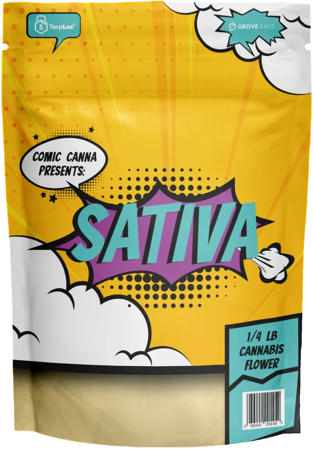 Grove Bags Comic Canna 2 CR pose 100g 1-pk barnesikker