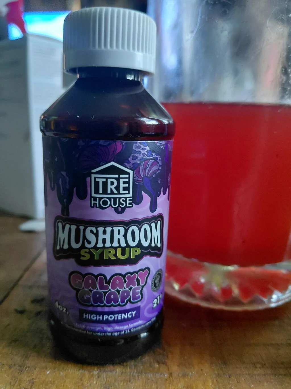 TRE HOUSE Galaxy Grape soppsirup druesmak 1 flaske