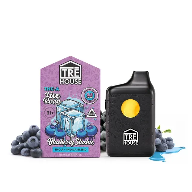 Tre House Live Rosin Blueberry Slushie vape 3,5g
