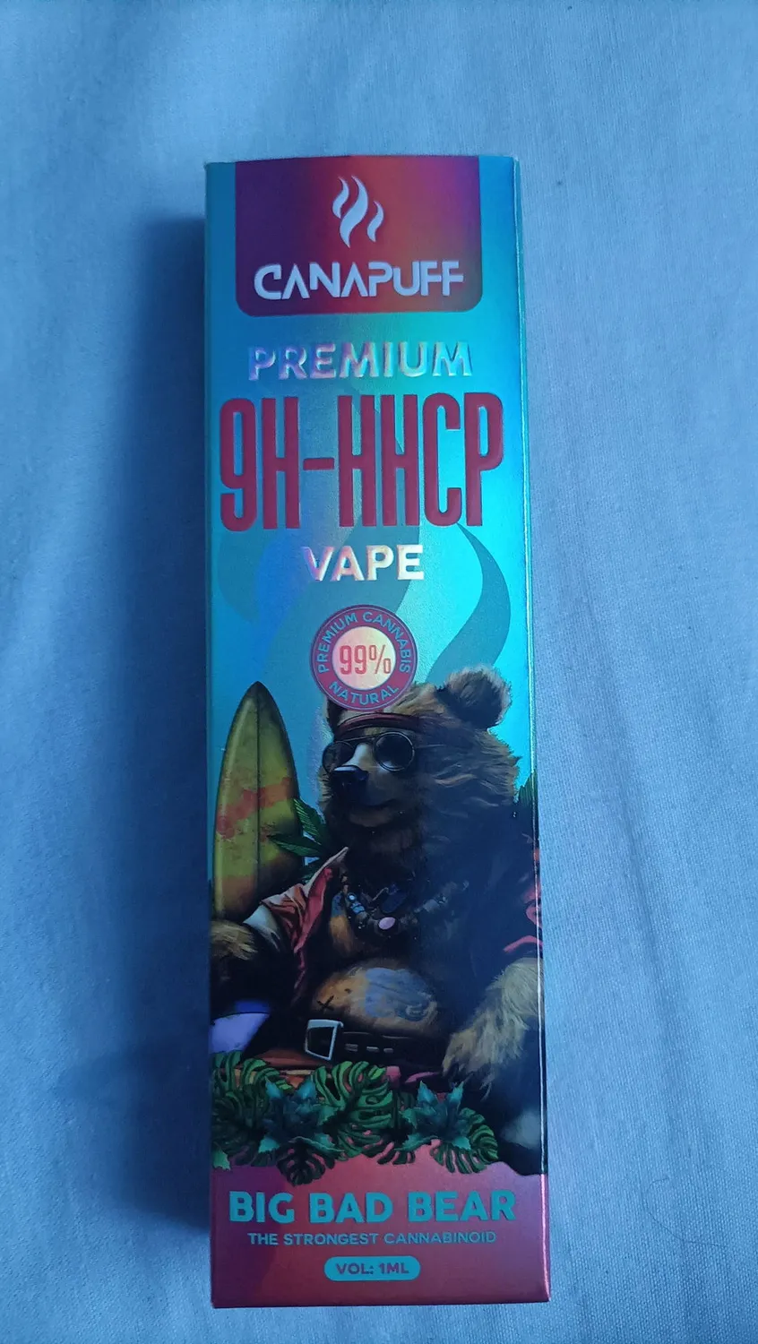 Canapuff Big Bad Bear 9H-HHCP vape 1ml 99%
