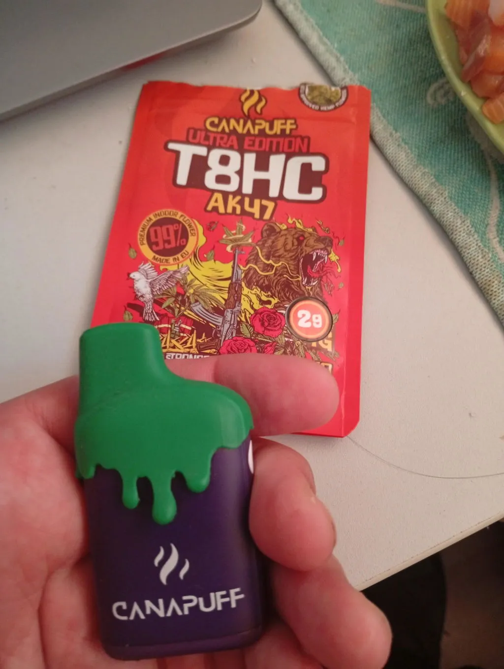 CANAPUFF Grand Daddy Purple 9H-HHC vape 2ml bær