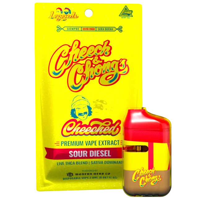 Cheech & Chong Legends Sour Diesel THCa vape 2 g live resin