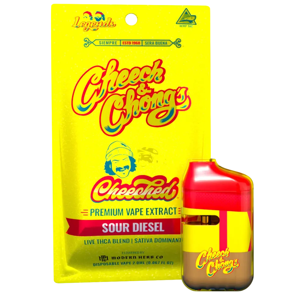 Cheech & Chong Legends Sour Diesel THCa vape 2 g live resin