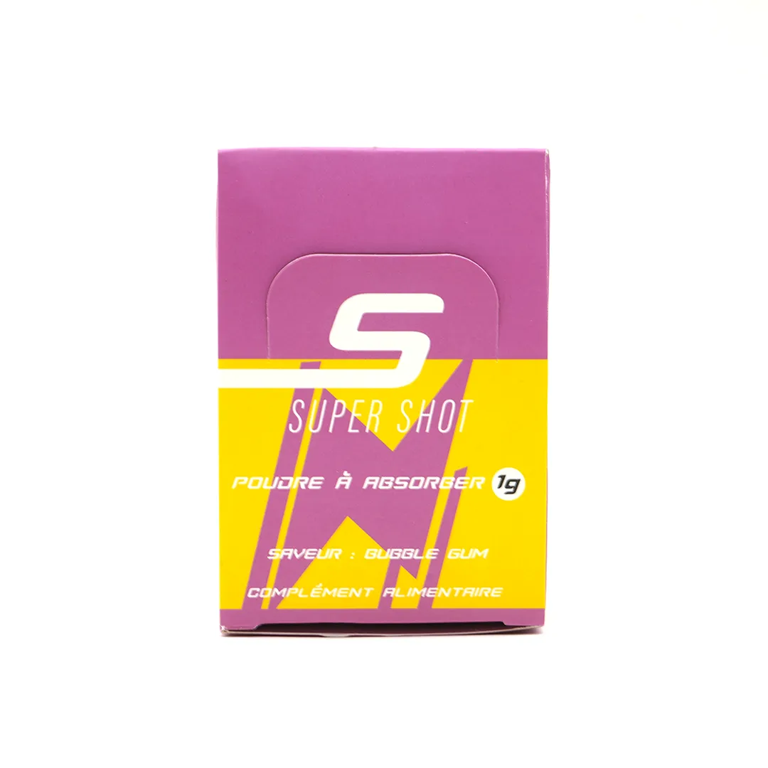 LeGrossiste Super Shot energipulver bubble gum 1 stk