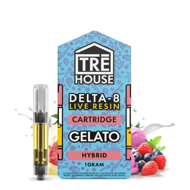 TRE HOUSE Gelato Hybrid vapepatron delta 8 1g