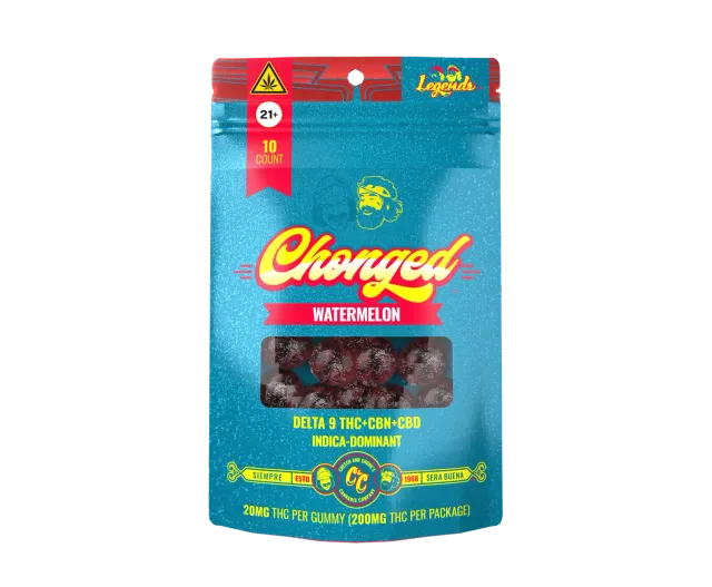 Cheech & Chong Legends Indica gummies vannmelon 200 mg THC