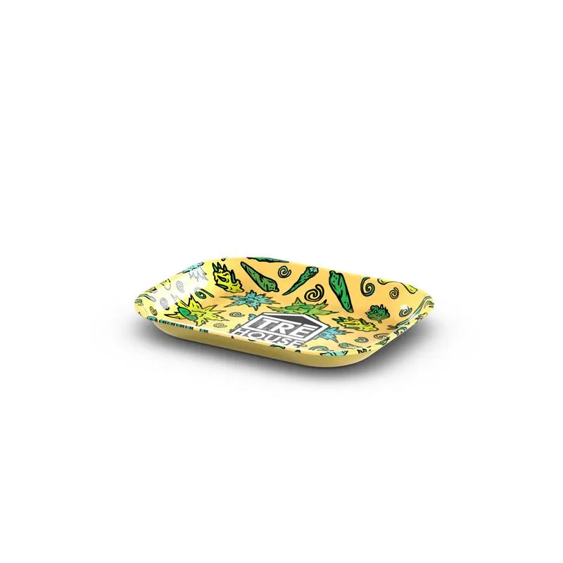 TRE HOUSE Metal rullebrett Yellow Medium metallbrett