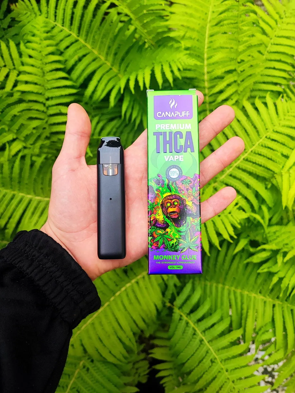 Canapuff THCA Monkey Glue vape 1 ml 99%
