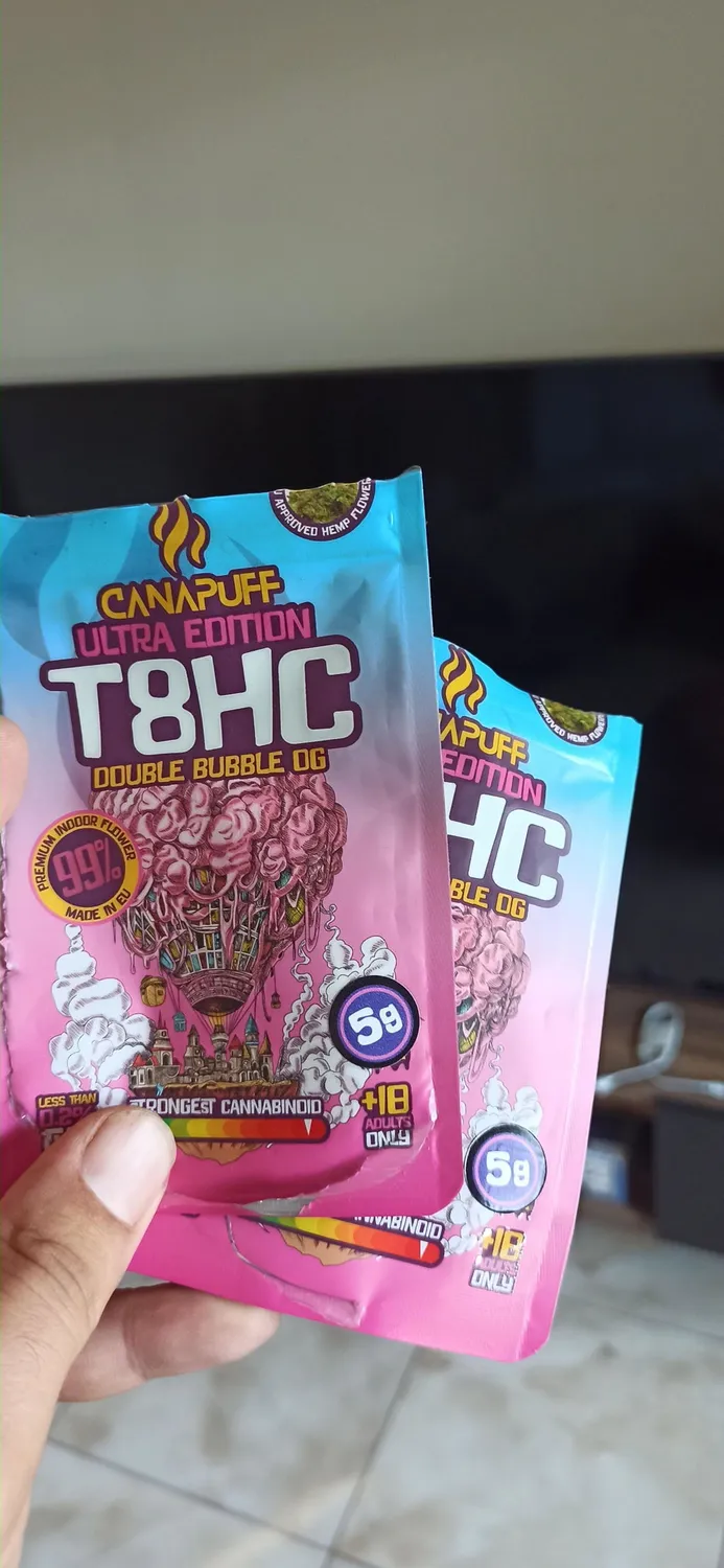CanaPuff Double Bubble T8HC blomst 1 g bubblegum