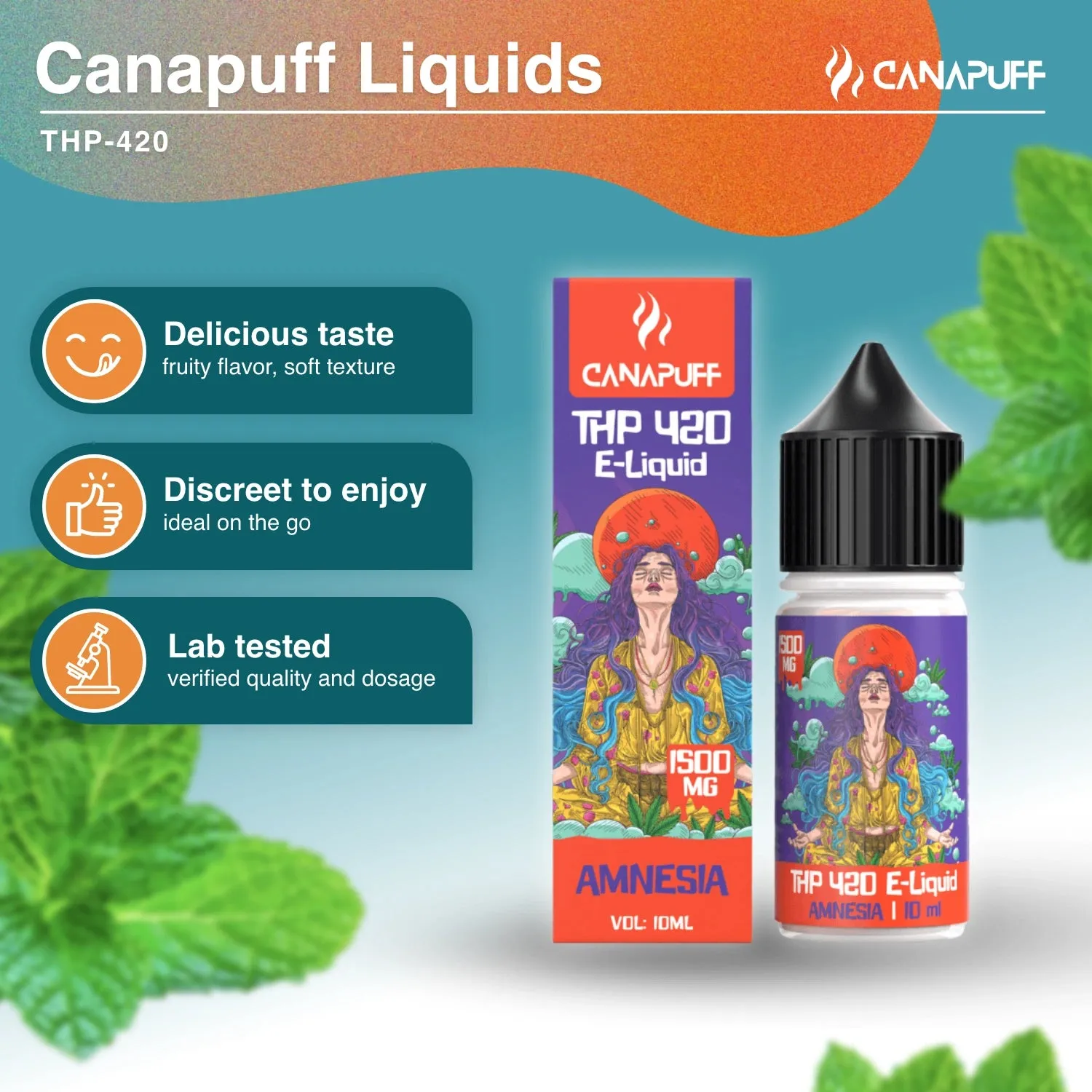 Canapuff THP420 Liquid Amnesia 1500mg urt