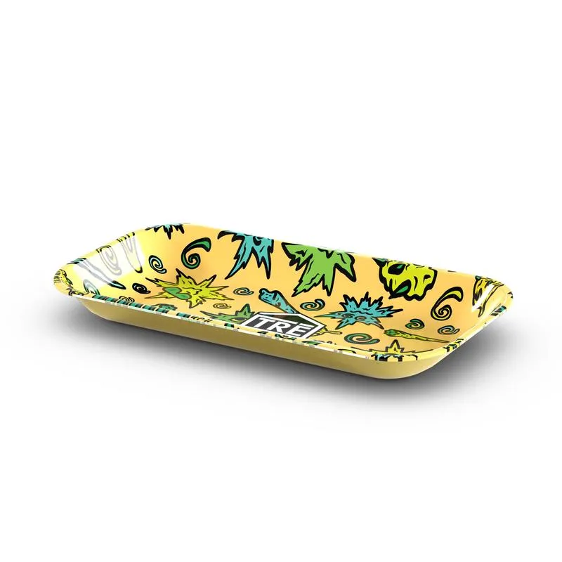 TRE HOUSE Metal rullebrett Yellow Medium metallbrett