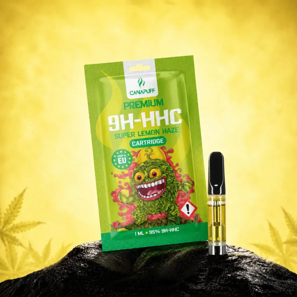 Canapuff Super Lemon Haze 9H-HHC patron 1ml 95% sitron