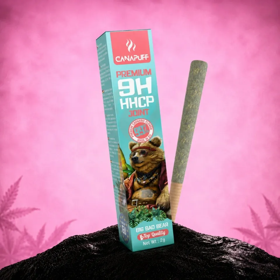 Canapuff 9H-HHCP joint Big Bad Bear 99% 2 g