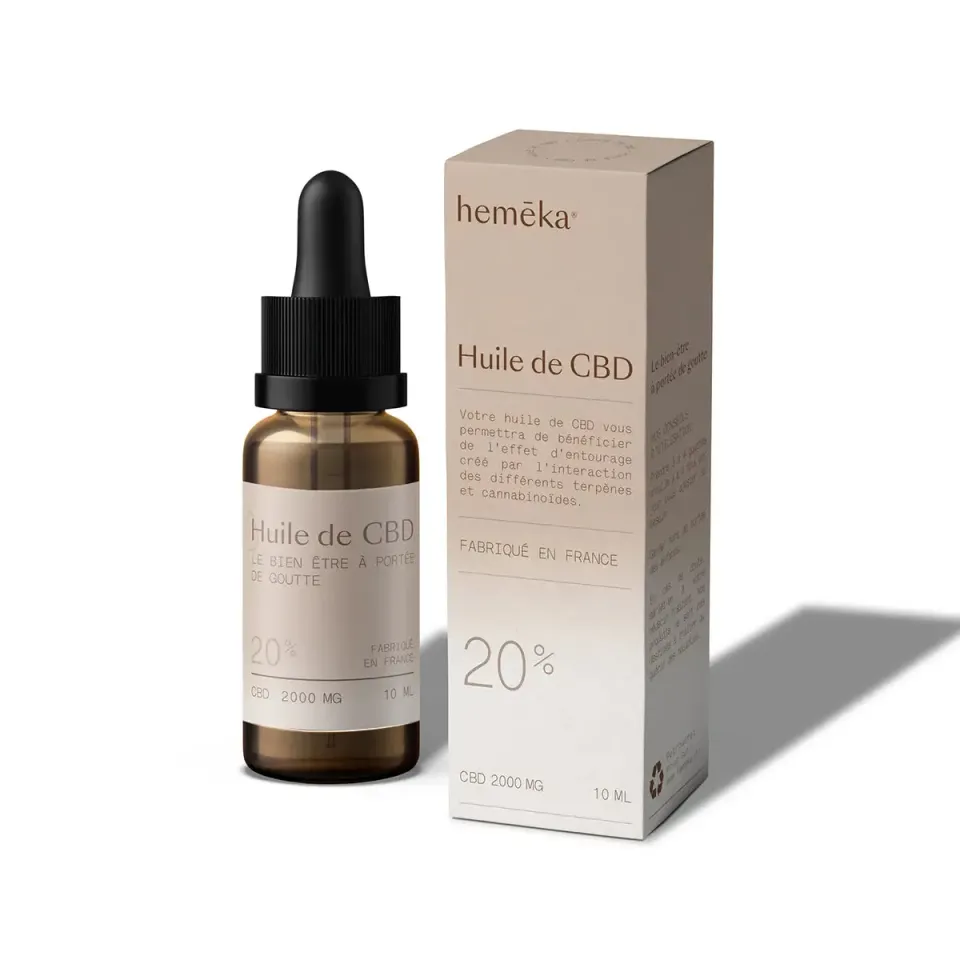 Hemeka CBD-olje 20% 10ml bredspektret uten THC