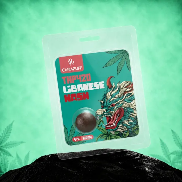 Canapuff THP420 Libanese 99% hash orientalsk
