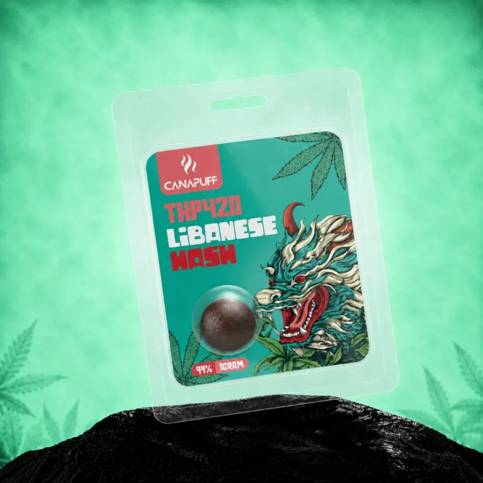 Canapuff THP420 Libanese 99% hash orientalsk